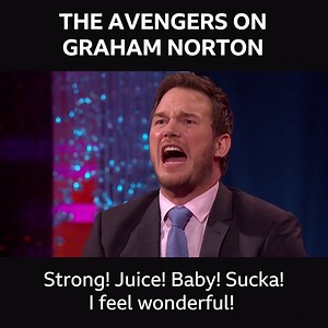 When The Avengers paid The Graham Norton Show a superhero visit... | BBC One