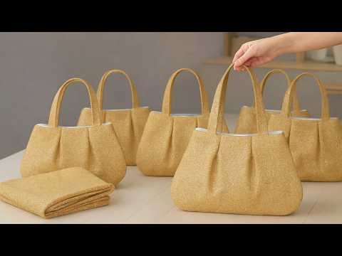 Turn Cheap Fabric Into Luxury Bags! Easy DIY Tutorial That Sells FAST