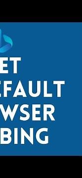 How to Set Bing as Default Browser 2024 | Bing Tutorial