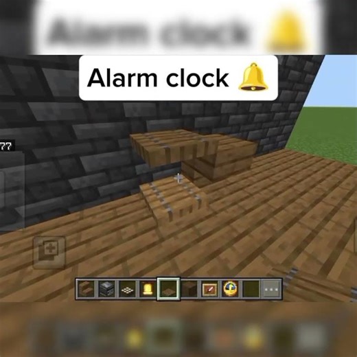 Minecraft alarm clock |#minecraft #shorts