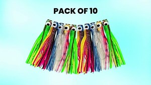 Trolling Lures, Trolling Lures Saltwater Fishing Lure for Tuna, Marlin, Mahi, Dolphin, Dorado, Wahoo & Teasers in Carrying Case for Offshore Big Game Fishing