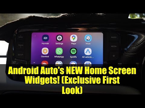 Android Auto's NEW Home Screen Widgets! (Exclusive First Look)