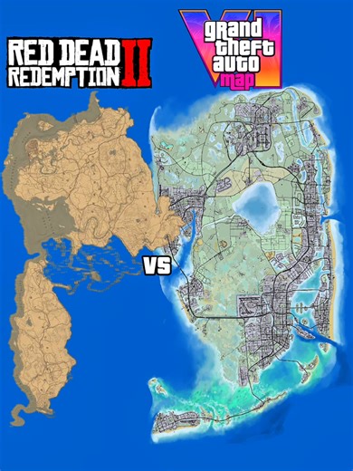 GTA 6 map Leaked in 2026 vs biggest Rockstar games maps 🤩🔥 #gta6 #gtaviral #rockstargames #gta #2026 #gta6leaks #gta6trailer #grandtheftauto #gaming #gta5 #gtav #gtasanandreas #reddeadredemption2 #fyp #foryoupage #viral #xyzbca
