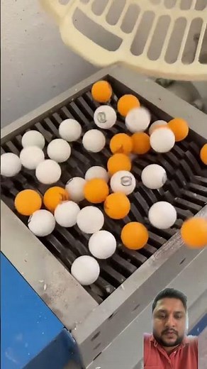 Crushing of small ball with shredded machine @wowtests