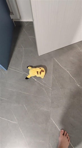 Creepy Pikachu followed me