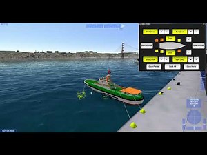 How to dock a ship using Virtual Sailor 8.8