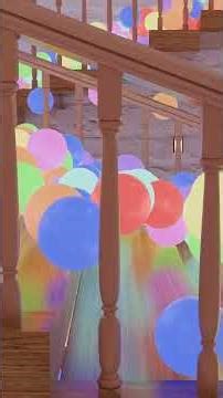 Color Explosion! Tower Full of Balls! 🌈 Thousands of Shiny Balls Rolling Down Tower Stairs in 4K Sh