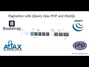 Pagination with jQuery Ajax PHP and MySQL