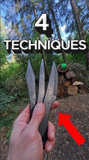 4 Knife Throwing Techniques