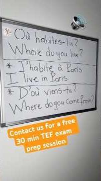 Lesson 19: Easy and simple French expressions using the present #easyfrench #frenchlanguage #french