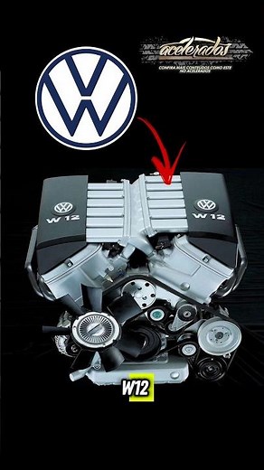 DISCOVER THE HISTORY OF VOLKSWAGEN'S W12 ENGINE! #shorts