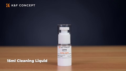 K&F CONCEPT 10-in-1 Camera Lens Cleaning Kit for DSLR Camera Lens Filter Cell Phones with Advanced Silicone Air Blower*1+Short Nozzle*1+Long Nozzle*1+Cleaning Cloth*6+Cleaning Pen*1+15ML Cleaner*1