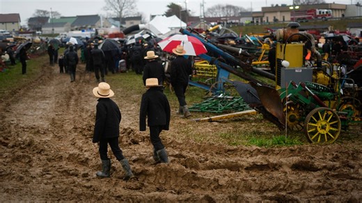 In yearly Pennsylvania tradition, Amish communities hold spring auctions to support fire departments