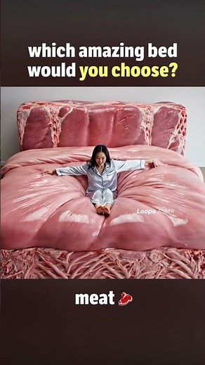 Which Unusual Bed Would You Choose? #asmr #oddlysatisfying #relaxing #sleepsounds #aiart