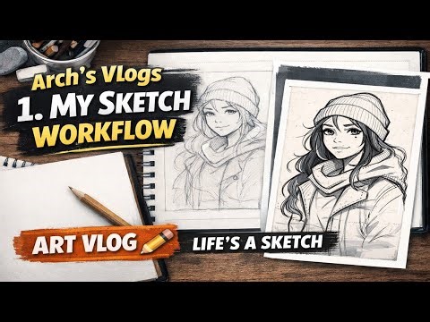 Arch's VLogs | 1. Sketching Workflow