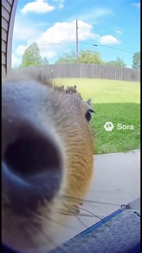 #capybara #dog #securitycamera | Capy Papi
