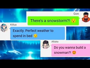 Gon & Killua's Honeymoon at the Ski Lodge | Spice Warning | | HXH Texting Story |