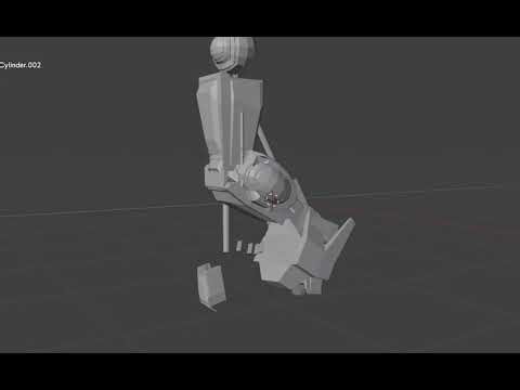 robot leg #art #3d #blender #blender3d #blenderanimation