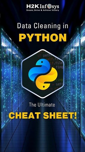 🌟Data Cleaning in Python – The Ultimate Cheat Sheet! 🐍