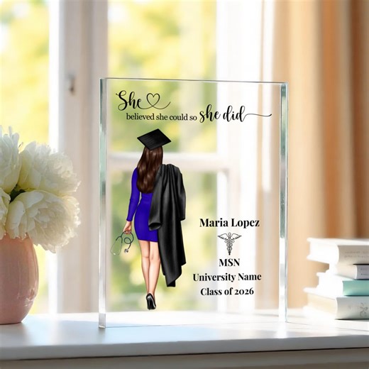 Personalized Medical Graduation Plaque, Nursing Graduate Gift, Dental Hygiene Plaque, Vet Tech Keepsake, Graduation Nurse Gift - Etsy
