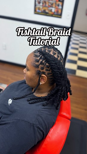 196K views · 2.9K reactions | Fishtail Braid Tutorial #locs #dreads #locstyles #dreadstyles #fishtailbraid #fishtailbraids #loctutorial | Carla Jean | Facebook