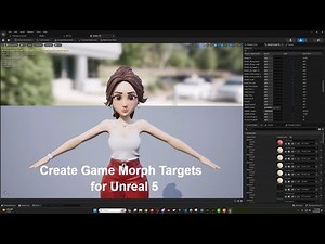 How to Create Game Morph Targets with Reallusion Character Creator and iClone for Unreal 5 or Unity