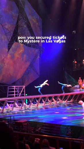 Worth every second ✨ Experience the magic and wonder of Mystère at Treasure Island Hotel & Casino in Las Vegas | Mystère by Cirque du Soleil