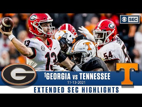 #1 Georgia vs Tennessee: Extended Highlights | CBS Sports HQ