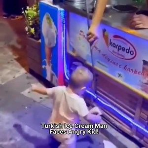 Turkish ice cream man meets super angry kid! | Damn Worth It