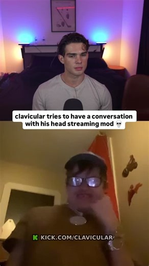 @streamerzclips on Instagram: "clavicular tries to have a conversation with his head streaming mod 💀 #clavicular #funny #kickstreaming"