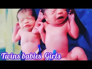 Twins Newborn baby Girls After Birth || Good crying baby Immediately After birth 🤩🔚||