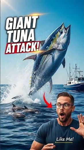 EPIC TUNA BATTLE ON TOPWATER! GIANT Bluefin Tuna vs Solo Fisherman!