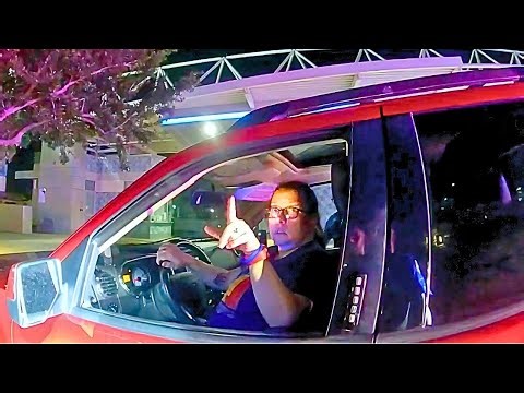 Drunk Woman Has No Idea She’s Been Driving Without Tyres