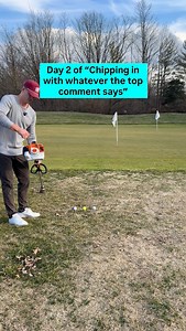 Weed wacker ✅ TOO EASY, NEXT - - - #fun #golf #chipitin | Jacobscearce