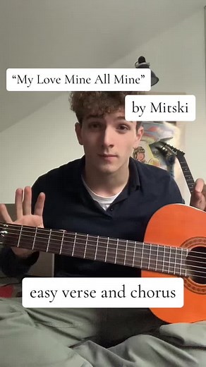 Learn Mitski's 'My Love Mine All Mine' on Guitar - Easy Tutorial