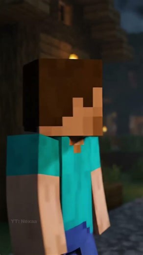 Malam sunyi di desa villager.. #youtubeshorts #minecraft #shorts #steve #villager