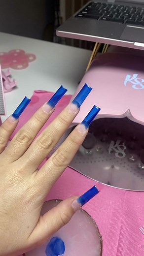 Water/Pool Vibes Nails Tutorial for Beginners