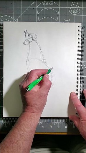 How to Draw a Crowing Rooster!