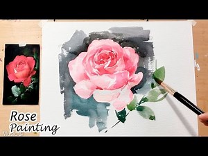 [LVL5] Rose Painting Tutorial | Flower Painting