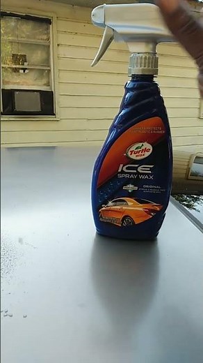 turtle 🐢 wax ice spray wax adds insane gloss to your paint