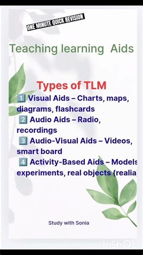 Teaching learning Aids #ctet #exampreparation #nvs #education