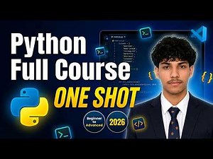 Python Full Course for Beginners (2026) | Complete Python Tutorial in One Video 🔥