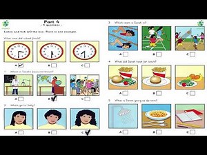 Flyers 3 - Test 2 - Part 4 - Listening with Answer Booklet