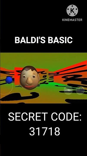The secret code in baldi's basic #gaming#games