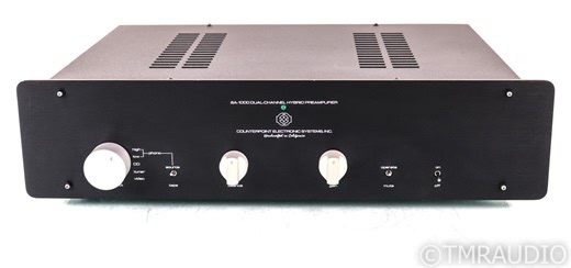 Counterpoint SA-1000 Stereo Tube Hybrid Preamplifier; MM/MC Phono; SA1000; Black