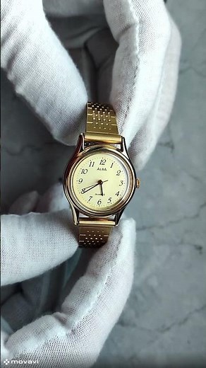 Alba Lady Vintage Gold Watch #luxury #watch #vintage #retro #seiko #jewellery #jewelry #japan