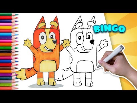 How to Draw Bingo — Bluey | Step by Step Tutorial