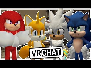 Team Movie Sonic Meets Movie Silver In VRCHAT!!