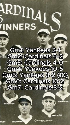 The 1926 World Series!