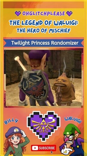 Sir You're Smoking - The Legend of Waluigi #randomizer #waluigi #zelda #twilightprincess #girlgamer
